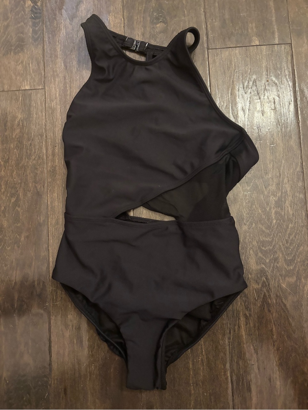 Five Dancewear Black Cutout Leotard